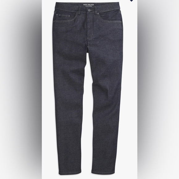 Mack Weldon SILVER Denim - Straight Leg Jeans 32 x 30 - Picture 3 of 10